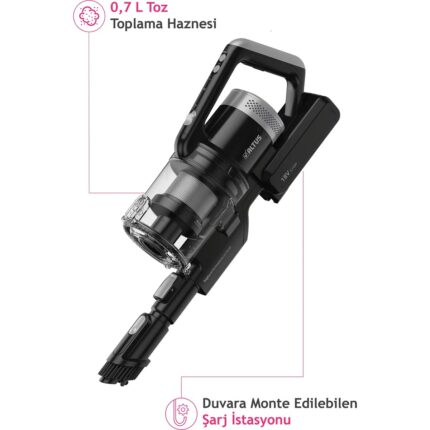 ALTUS  AL 6824 DS 2'si 1 Arada Şarjlı Dik Süpürge - Görsel 4