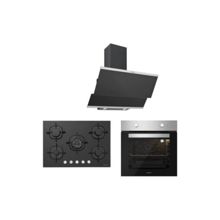 Silverline BO6501X01 - CS5365B01 - 3420 Classy 60 Siyah Ankastre Set