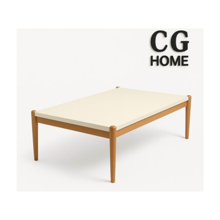 Cg Home Ada Orta Sehpa %100 Ahşap Lake Boya