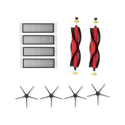 Mega I S5 Max ile Uyumlu Ibrush Siyah Filtre Seti (Roborock S5 Max ile Uyumlu Ibrush)