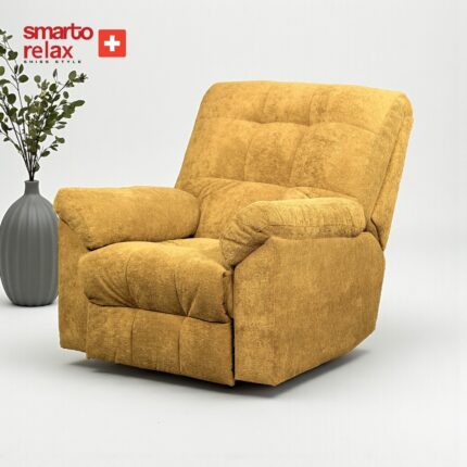 Smarto Relax TV Koltuğu Berjer – Paris Serisi, Sabit Modern Baba Koltuğu, Ergonomik Sırt Destekli Tasarım, Kadife/Şönil Kumaş, Dekoratif Tekli Koltuk (Salon/Oturma Odası) - Görsel 2