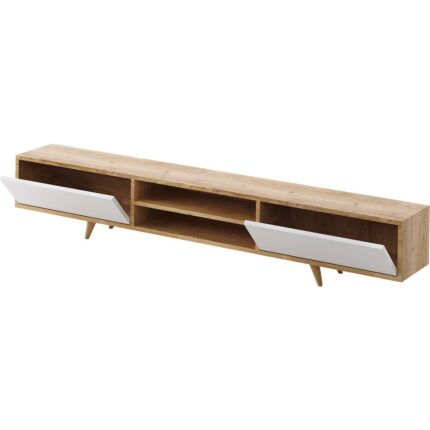 Storish Soft Tv Sehpası Beyaz / Meşe 170 Cm - Görsel 4