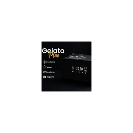 Misda Store Gelato Plus Dondurma Makinesi - 3 Farklı Hız Ayarı, Kompresörlü Soğutma, Gelato, Sorbe, Frozen, Dondurma, Milkshake, Yoğurt- Paslanmaz Çelik Gövde - 1.5 Litre Kapasite - Görsel 5