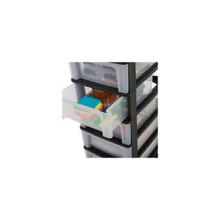Ohyama Chest OCH-2005 Çekmeceli Konteyner/çekmeceli Dolap, Plastik, Siyah/şeffaf, 35,5 x 26 x 61 cm - Görsel 5