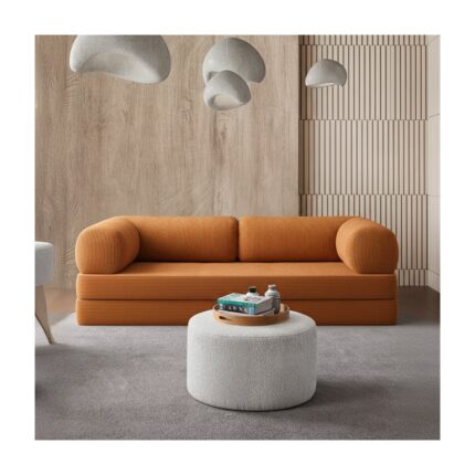 EVS Home 90X180 Kanepe: Yıkanabilir Fitilli Kadife Kumaş 50 Dns Bondex Sünger Koltuk Çok Amaçlı Aktivite Relax Koltuk - Görsel 2