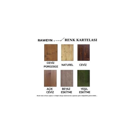 Raweyn Quercus Full Ahşap Konsol 80CM - Görsel 5
