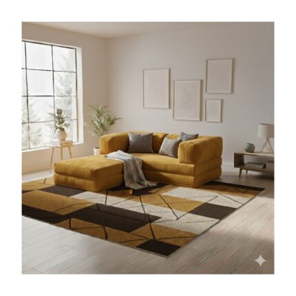 Dechome Yeny Fitilli Kadife | Köşe Koltuk | 160X160 Köşe Takımı | Modüler Köşe Takımı | Yataklı L Koltuk | Fitilli Kadife - Görsel 2