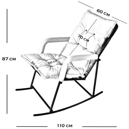 AVYNA Ultra Ergonomik Sallanır Sandalye & Dinlenme Koltuğu | Premium Konfor – Modern, Dayanıklı & Lüks Tasarım - Görsel 3