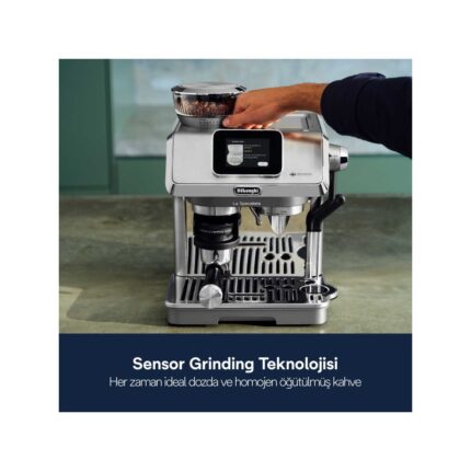 Delonghi La Specialista Prestigio Manuel Espresso Makinesi - Barista Tipi - Entegre Öğütücü +2kg Kahve EC9455 - Görsel 5