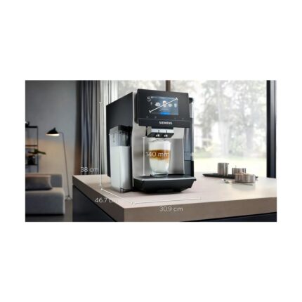 Siemens Wi-Fi Uzaktan Takip ve Kontrol  EQ700 Integral Premium Tam Otomatik Kahve Makinesi - Iselect Ekran - Home Connect - Inox Paslanmaz Çelik +2kg Kahve TQ713R03 - Görsel 3