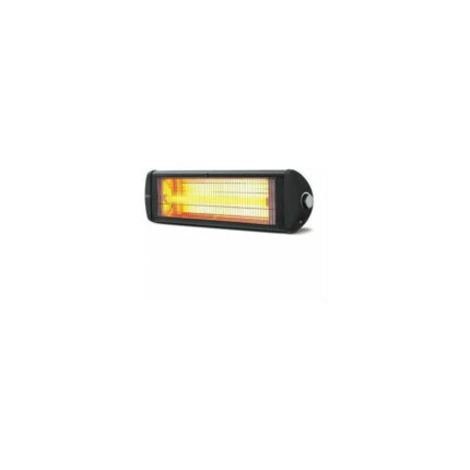 Kumtel Ex-25 Süper Ecoray 2500 W Termostatlı Infrared Isıtıcı Soba – İç ve Dış Mekan Kullanımına Uygun, Elipsoidal Tel Sarım, 10x84x20 cm